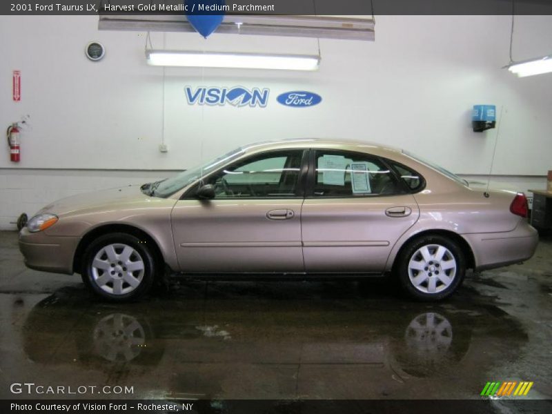 Harvest Gold Metallic / Medium Parchment 2001 Ford Taurus LX