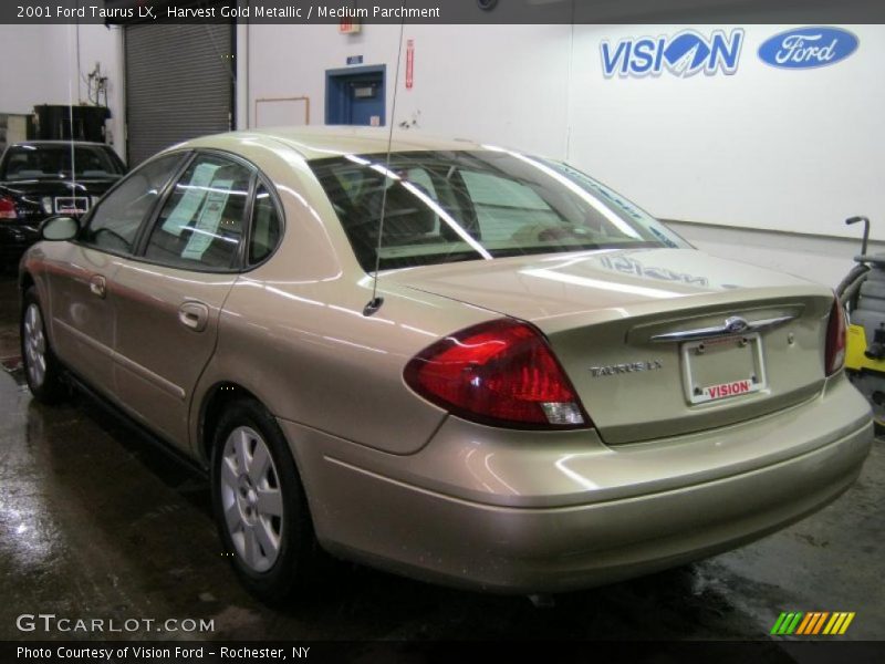 Harvest Gold Metallic / Medium Parchment 2001 Ford Taurus LX