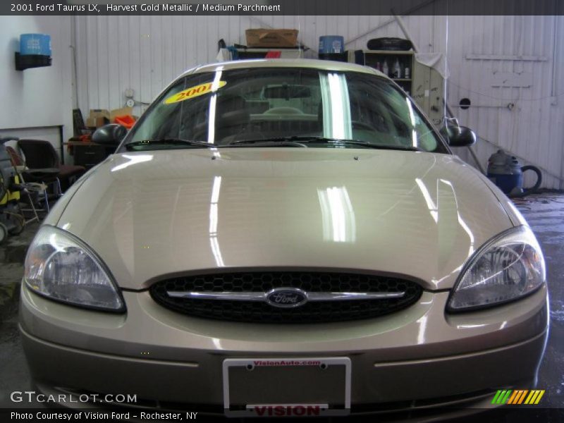 Harvest Gold Metallic / Medium Parchment 2001 Ford Taurus LX