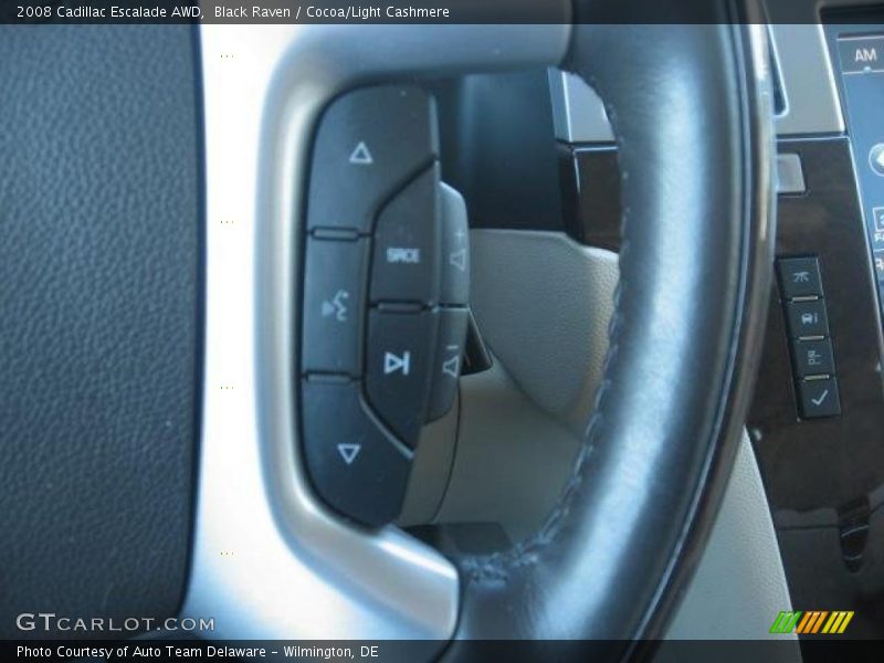 Black Raven / Cocoa/Light Cashmere 2008 Cadillac Escalade AWD