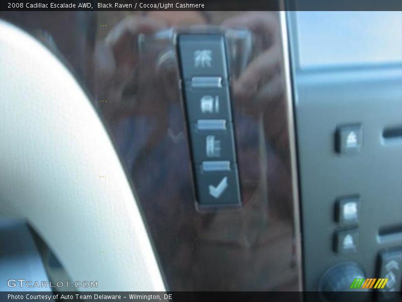 Black Raven / Cocoa/Light Cashmere 2008 Cadillac Escalade AWD