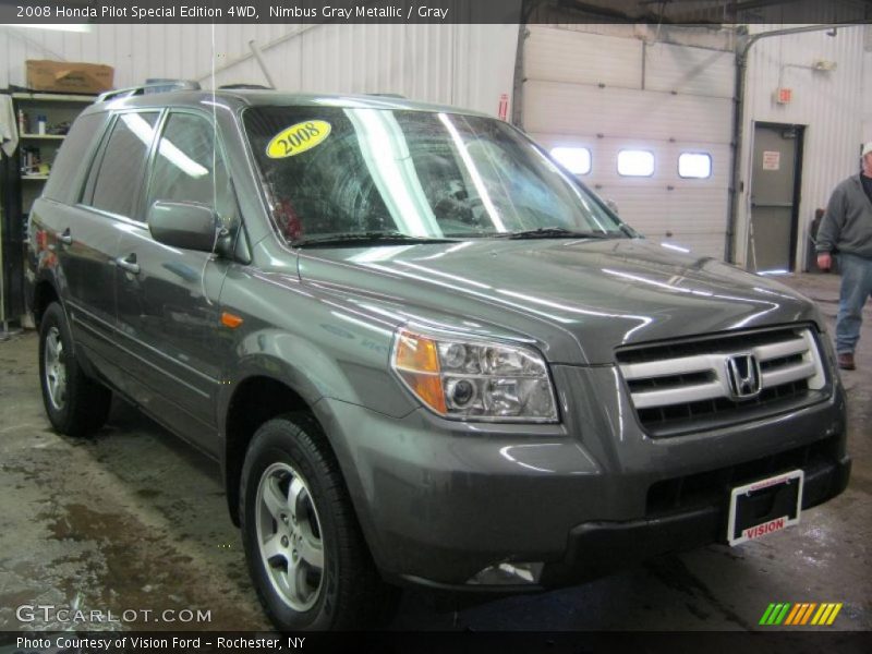 Nimbus Gray Metallic / Gray 2008 Honda Pilot Special Edition 4WD