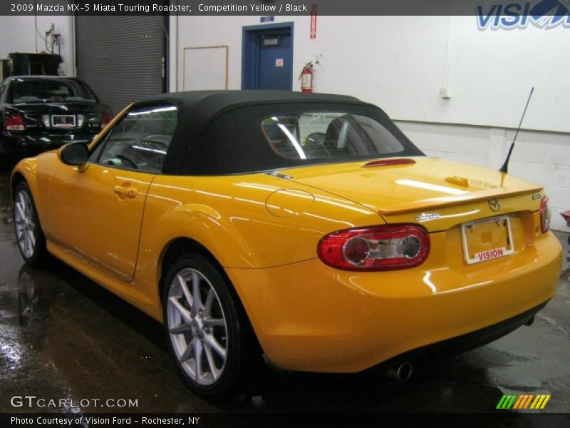 Competition Yellow / Black 2009 Mazda MX-5 Miata Touring Roadster