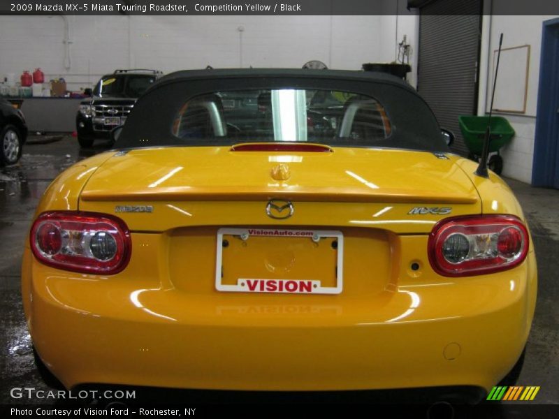 Competition Yellow / Black 2009 Mazda MX-5 Miata Touring Roadster
