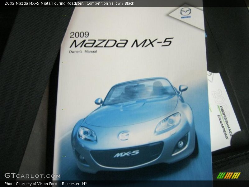 Competition Yellow / Black 2009 Mazda MX-5 Miata Touring Roadster
