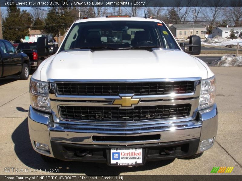 Summit White / Ebony 2010 Chevrolet Silverado 3500HD LTZ Crew Cab Dually