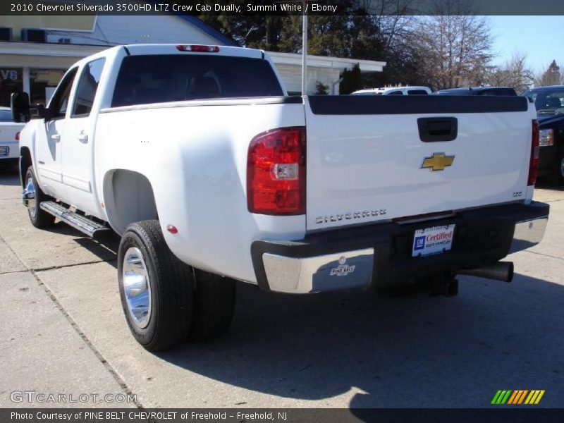 Summit White / Ebony 2010 Chevrolet Silverado 3500HD LTZ Crew Cab Dually