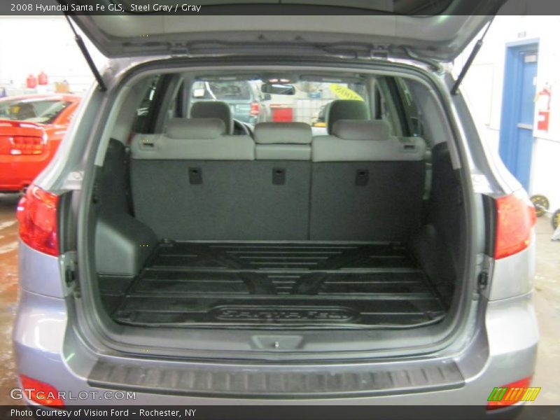 Steel Gray / Gray 2008 Hyundai Santa Fe GLS