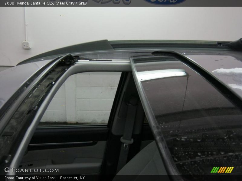 Steel Gray / Gray 2008 Hyundai Santa Fe GLS