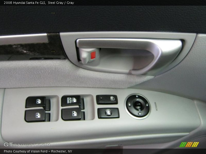 Steel Gray / Gray 2008 Hyundai Santa Fe GLS