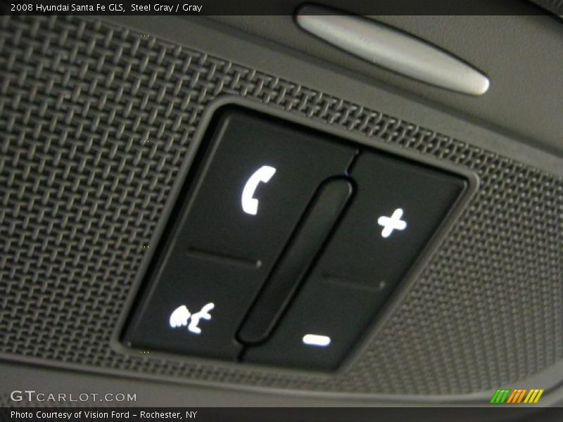 Steel Gray / Gray 2008 Hyundai Santa Fe GLS