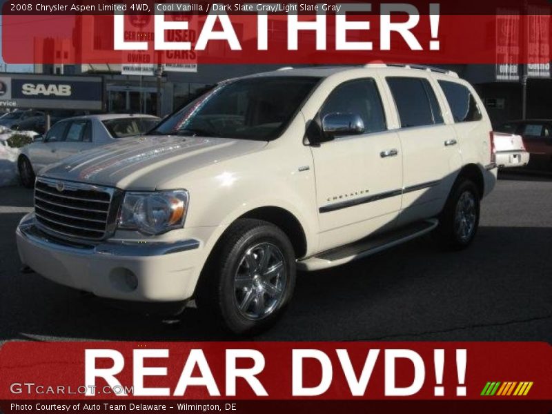 Cool Vanilla / Dark Slate Gray/Light Slate Gray 2008 Chrysler Aspen Limited 4WD