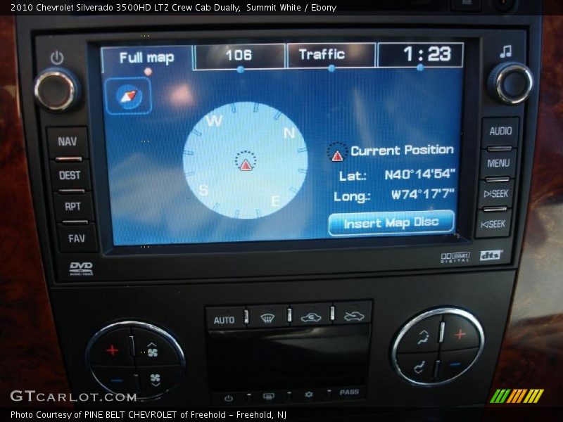 Navigation of 2010 Silverado 3500HD LTZ Crew Cab Dually