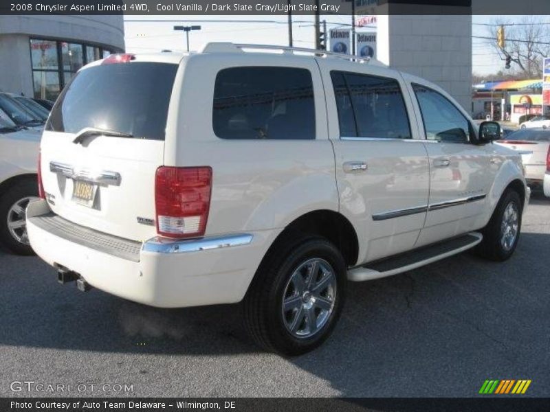 Cool Vanilla / Dark Slate Gray/Light Slate Gray 2008 Chrysler Aspen Limited 4WD