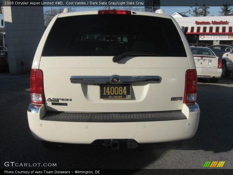 Cool Vanilla / Dark Slate Gray/Light Slate Gray 2008 Chrysler Aspen Limited 4WD