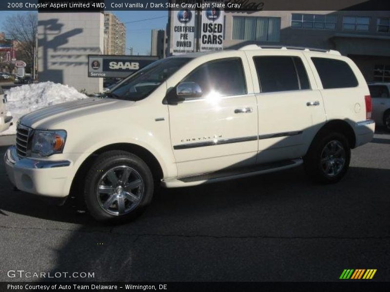 Cool Vanilla / Dark Slate Gray/Light Slate Gray 2008 Chrysler Aspen Limited 4WD