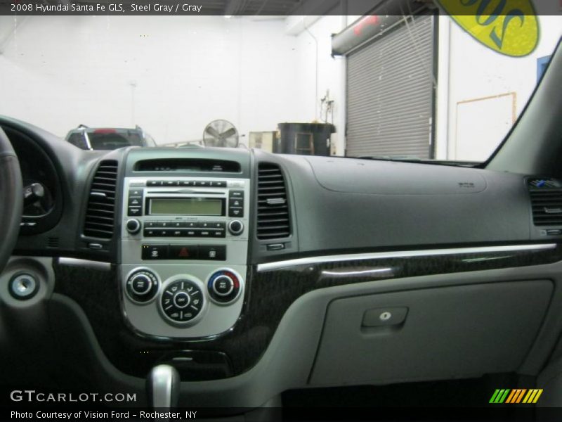Steel Gray / Gray 2008 Hyundai Santa Fe GLS