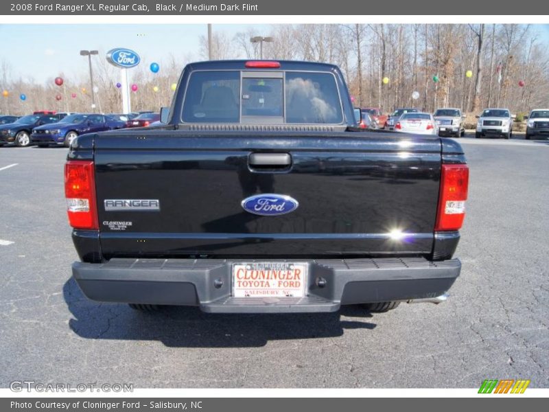 Black / Medium Dark Flint 2008 Ford Ranger XL Regular Cab