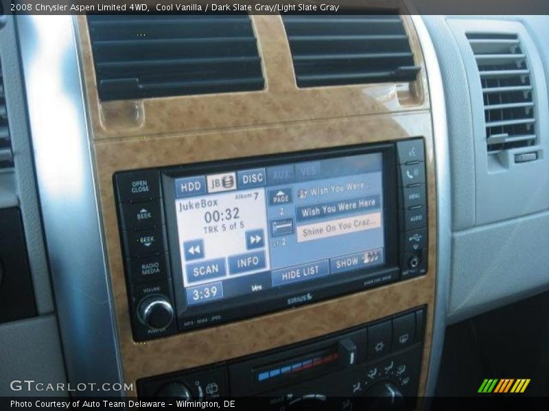Cool Vanilla / Dark Slate Gray/Light Slate Gray 2008 Chrysler Aspen Limited 4WD