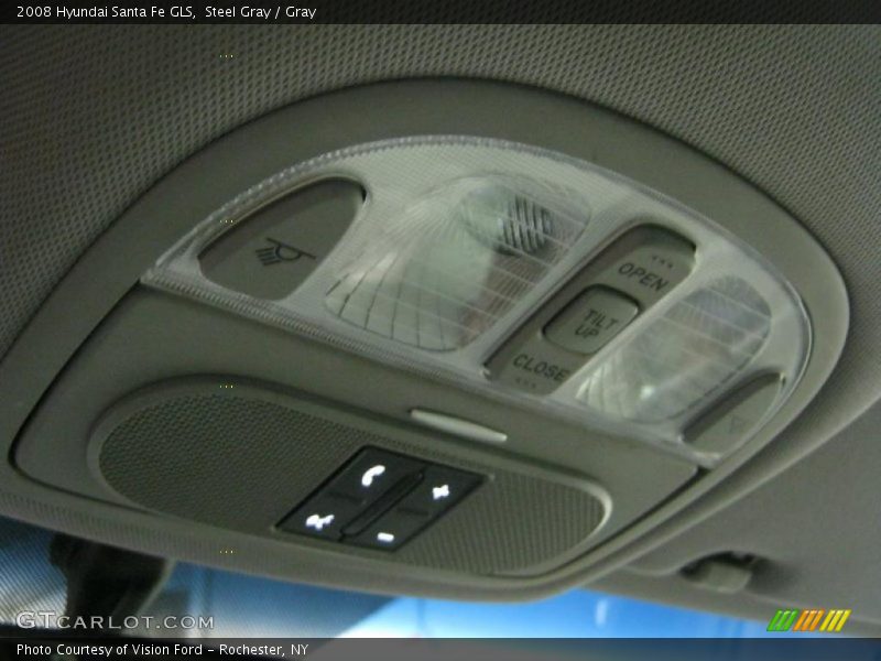 Steel Gray / Gray 2008 Hyundai Santa Fe GLS