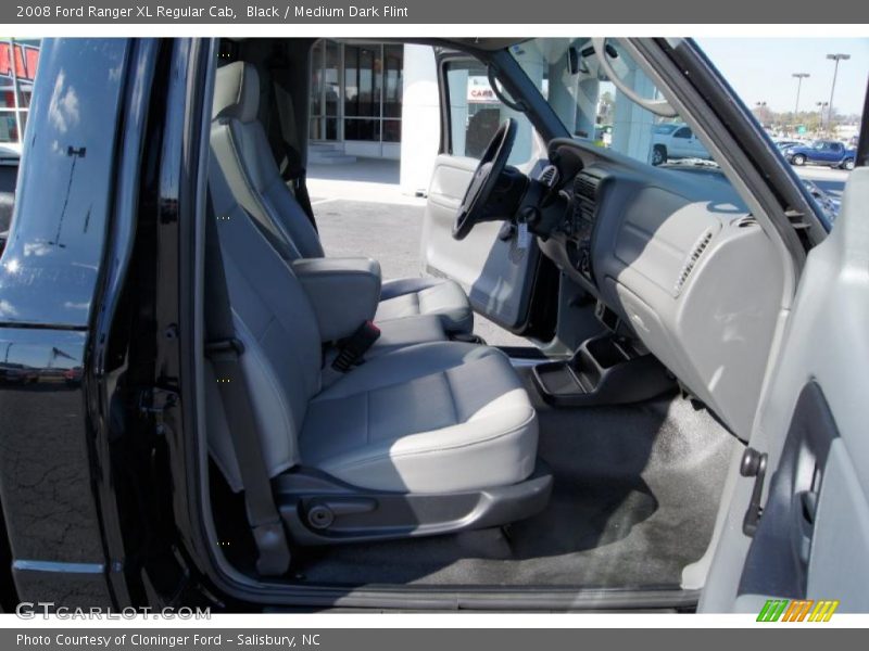 Black / Medium Dark Flint 2008 Ford Ranger XL Regular Cab