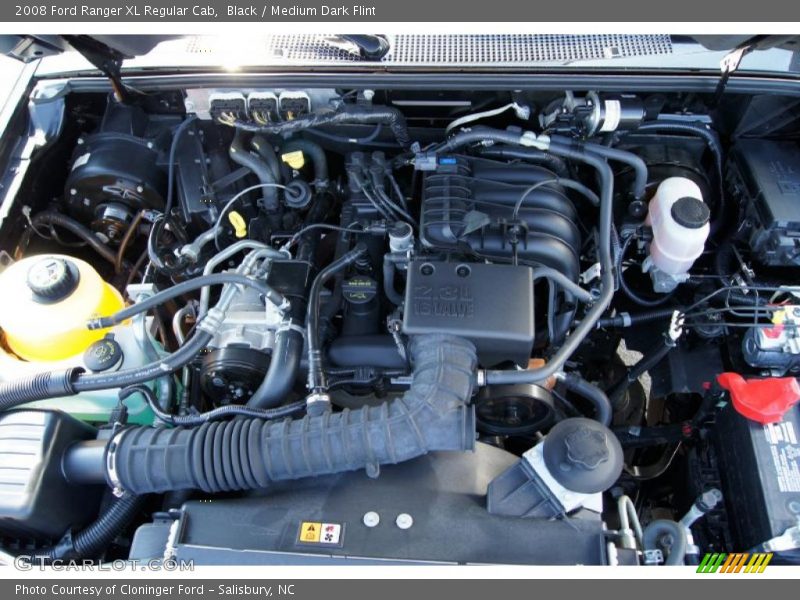 Black / Medium Dark Flint 2008 Ford Ranger XL Regular Cab