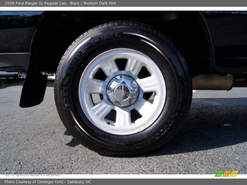 Black / Medium Dark Flint 2008 Ford Ranger XL Regular Cab
