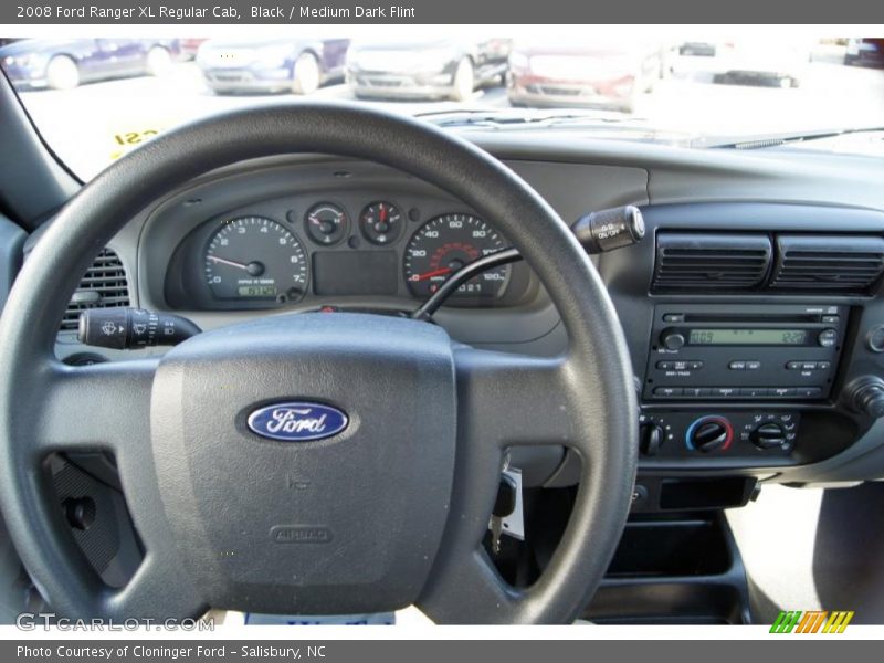 Black / Medium Dark Flint 2008 Ford Ranger XL Regular Cab