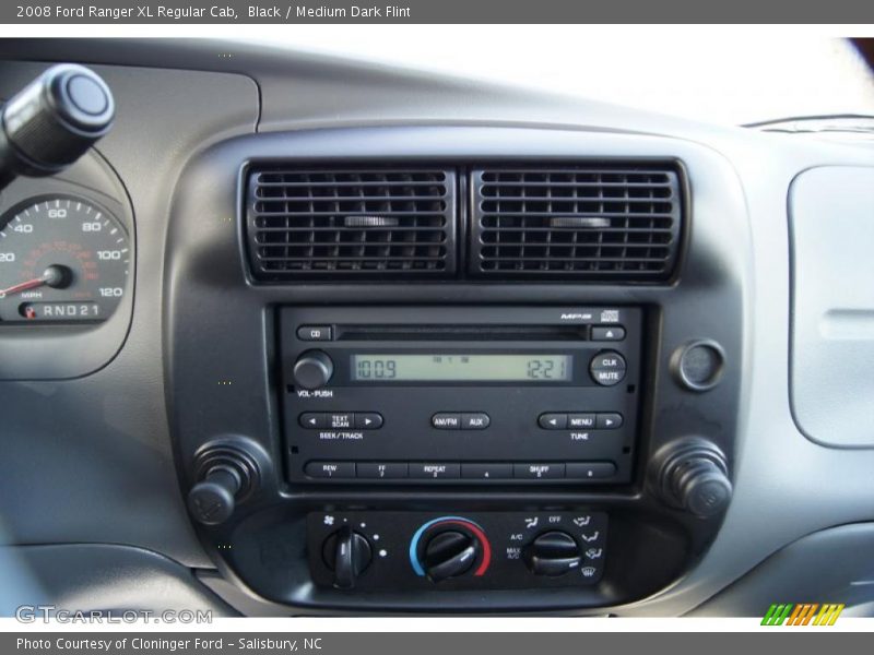 Black / Medium Dark Flint 2008 Ford Ranger XL Regular Cab