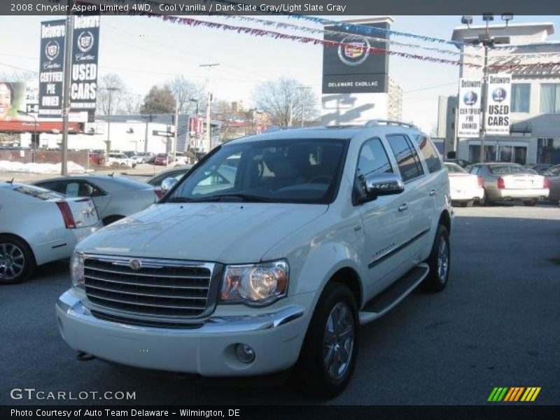 Cool Vanilla / Dark Slate Gray/Light Slate Gray 2008 Chrysler Aspen Limited 4WD