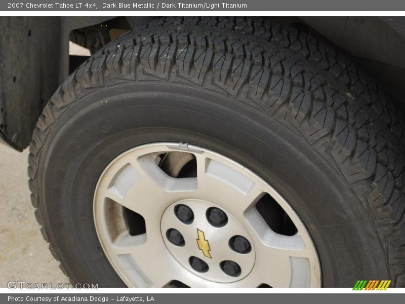 Dark Blue Metallic / Dark Titanium/Light Titanium 2007 Chevrolet Tahoe LT 4x4