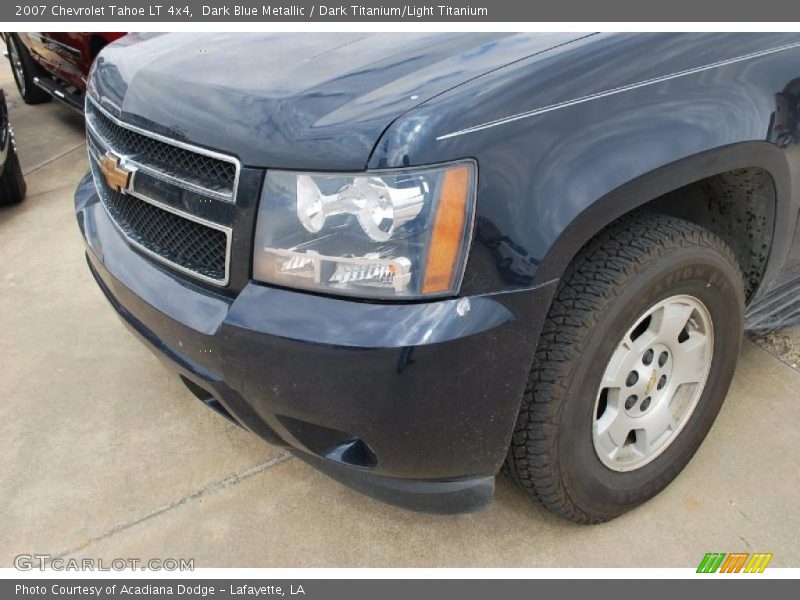 Dark Blue Metallic / Dark Titanium/Light Titanium 2007 Chevrolet Tahoe LT 4x4