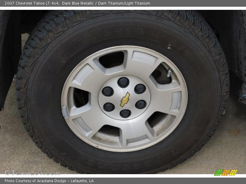 Dark Blue Metallic / Dark Titanium/Light Titanium 2007 Chevrolet Tahoe LT 4x4