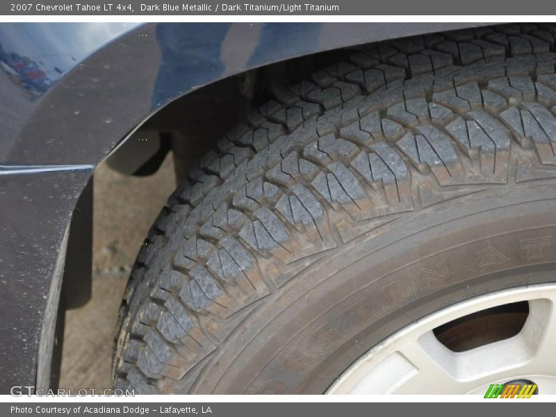 Dark Blue Metallic / Dark Titanium/Light Titanium 2007 Chevrolet Tahoe LT 4x4