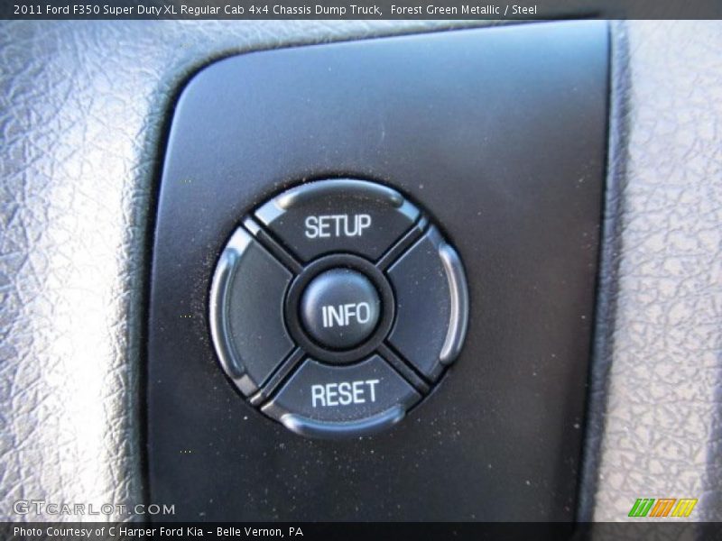 Controls of 2011 F350 Super Duty XL Regular Cab 4x4 Chassis Dump Truck