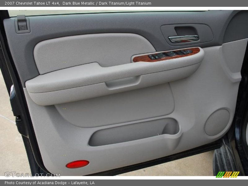 Dark Blue Metallic / Dark Titanium/Light Titanium 2007 Chevrolet Tahoe LT 4x4