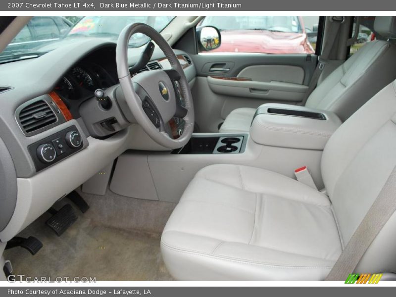 Dark Blue Metallic / Dark Titanium/Light Titanium 2007 Chevrolet Tahoe LT 4x4