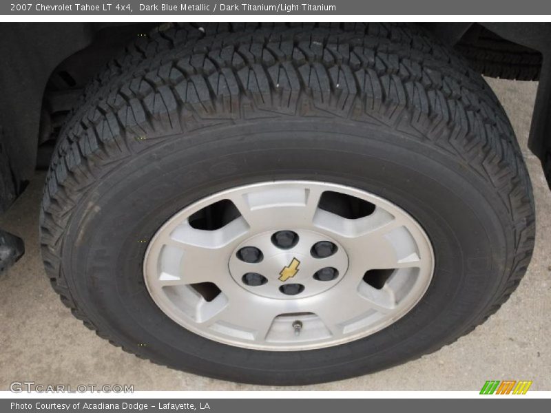 Dark Blue Metallic / Dark Titanium/Light Titanium 2007 Chevrolet Tahoe LT 4x4