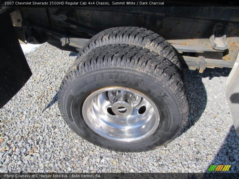 Summit White / Dark Charcoal 2007 Chevrolet Silverado 3500HD Regular Cab 4x4 Chassis