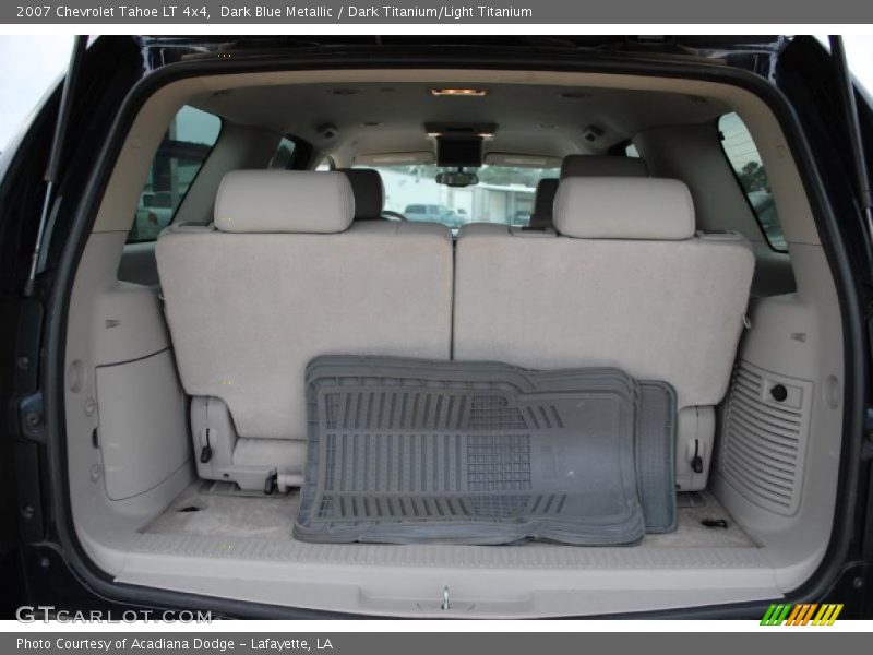 Dark Blue Metallic / Dark Titanium/Light Titanium 2007 Chevrolet Tahoe LT 4x4