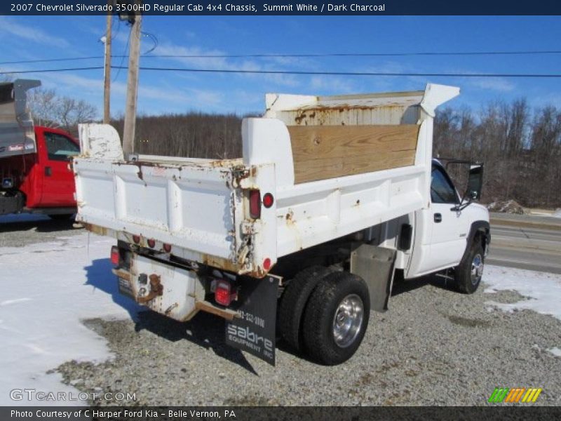 Summit White / Dark Charcoal 2007 Chevrolet Silverado 3500HD Regular Cab 4x4 Chassis