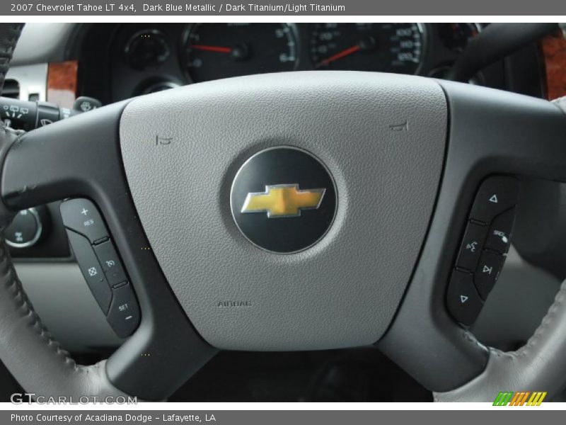 Dark Blue Metallic / Dark Titanium/Light Titanium 2007 Chevrolet Tahoe LT 4x4