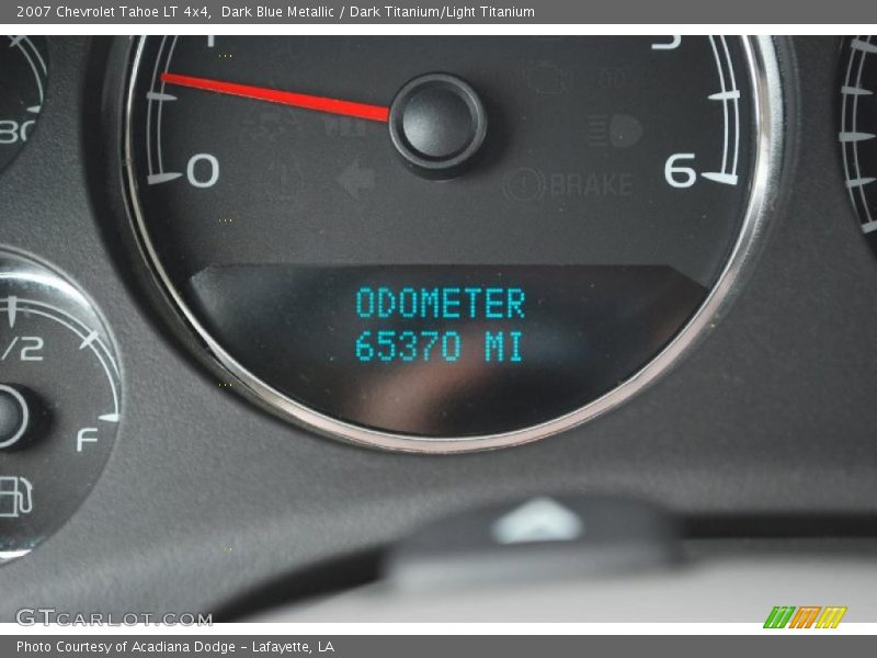 Dark Blue Metallic / Dark Titanium/Light Titanium 2007 Chevrolet Tahoe LT 4x4