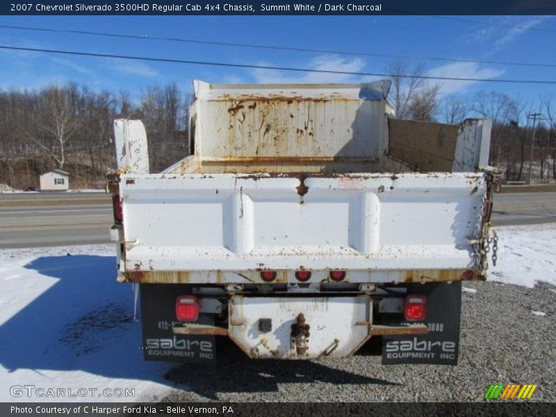 Summit White / Dark Charcoal 2007 Chevrolet Silverado 3500HD Regular Cab 4x4 Chassis