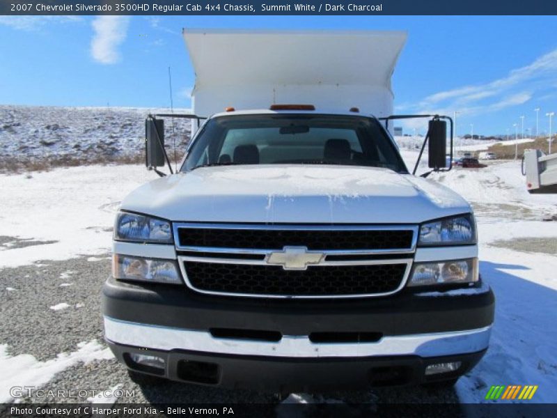 Summit White / Dark Charcoal 2007 Chevrolet Silverado 3500HD Regular Cab 4x4 Chassis