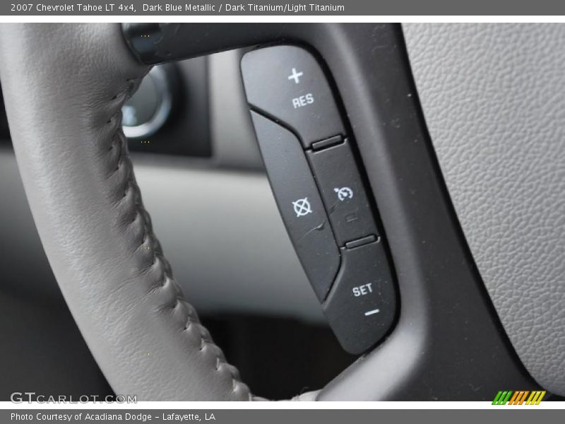 Dark Blue Metallic / Dark Titanium/Light Titanium 2007 Chevrolet Tahoe LT 4x4