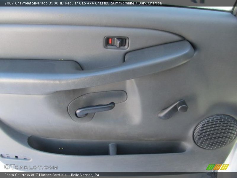 Summit White / Dark Charcoal 2007 Chevrolet Silverado 3500HD Regular Cab 4x4 Chassis