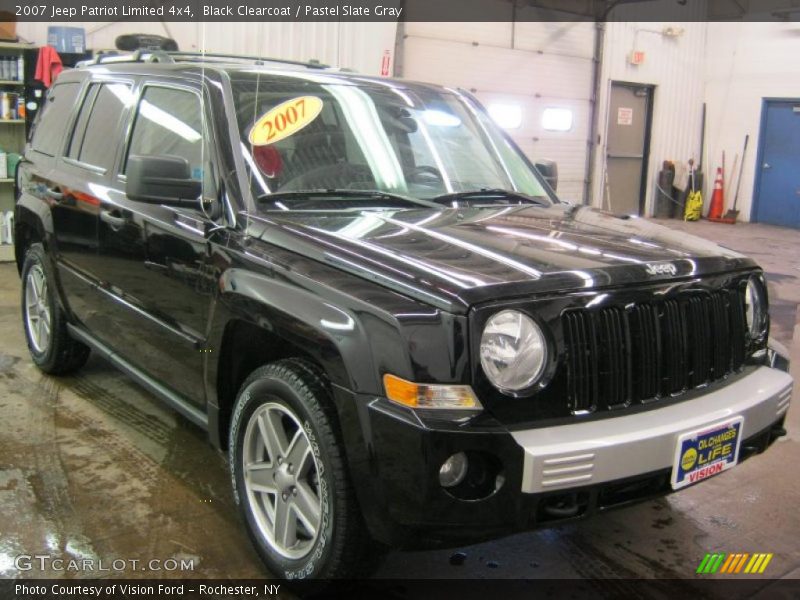 Black Clearcoat / Pastel Slate Gray 2007 Jeep Patriot Limited 4x4