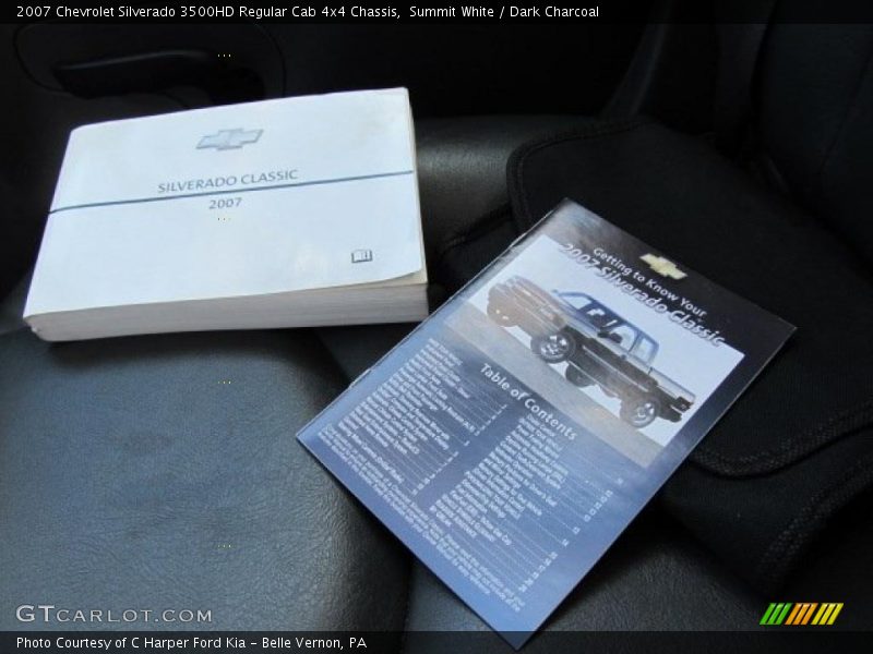 Summit White / Dark Charcoal 2007 Chevrolet Silverado 3500HD Regular Cab 4x4 Chassis