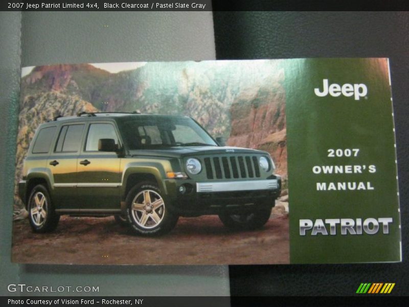 Black Clearcoat / Pastel Slate Gray 2007 Jeep Patriot Limited 4x4